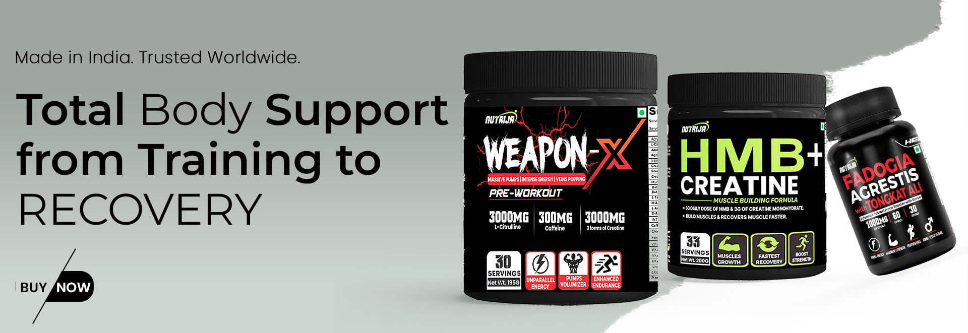 advance training and recovery supplements